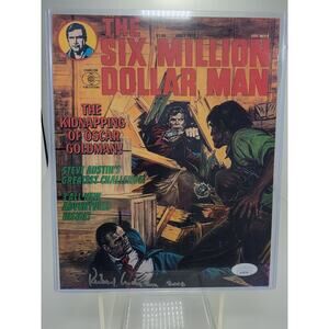 Richard Anderson Signed 2006 The Six Million Dollar Man 8x10 Photo JSA COA